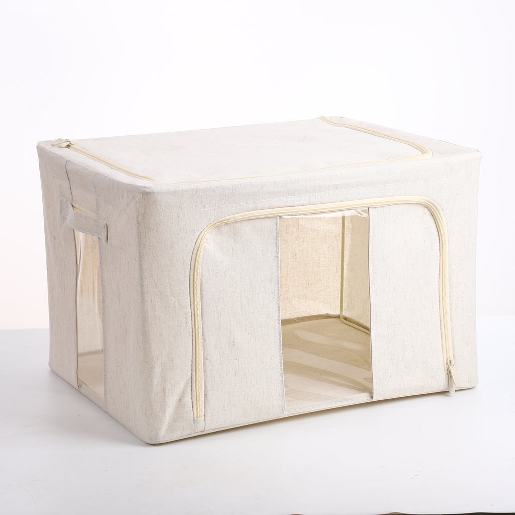 Foldable fabric storage case