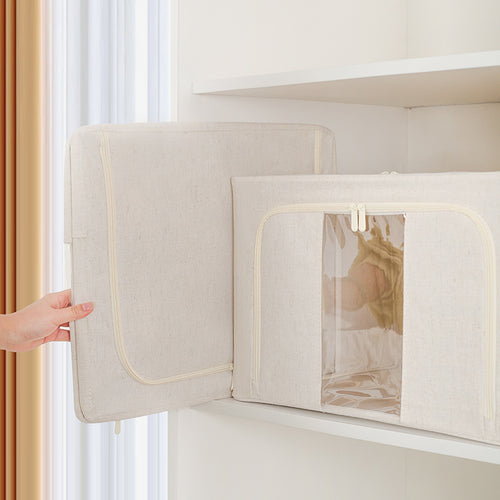 Foldable fabric storage case