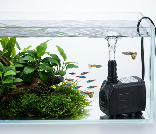 Miniature Submersible Pump Head for Aquariums